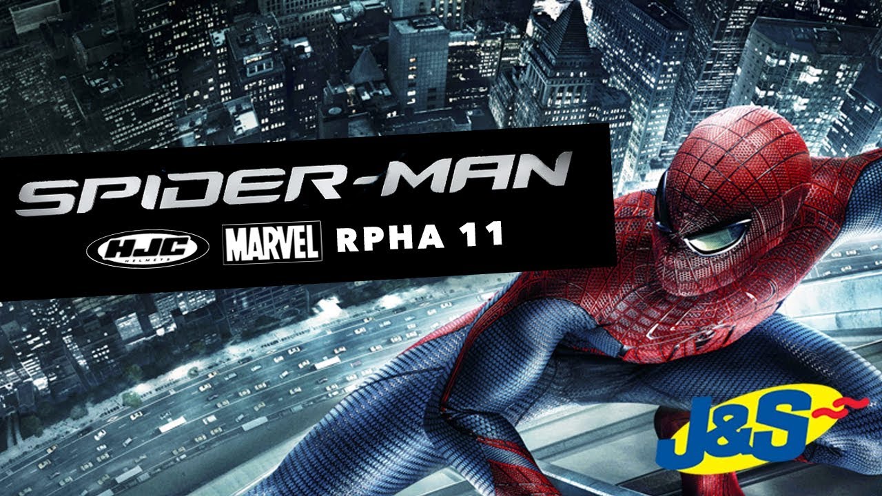 HJC RPHA 11 Marvel Spiderman helmet - J&S Accessories Ltd
