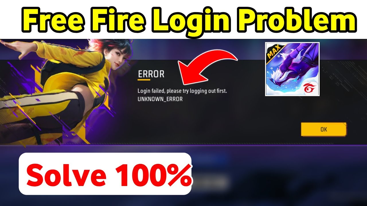 login failed please try logging out first free fire | login failed please try logging out first