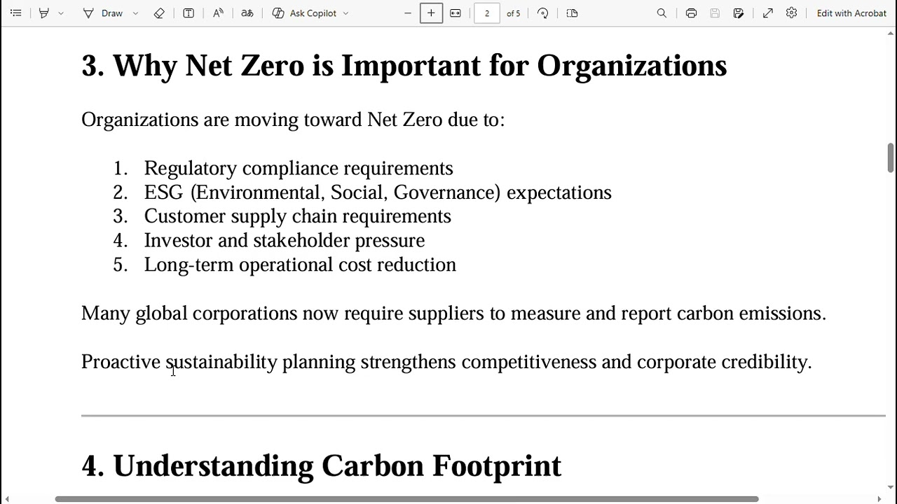 Net Zero Emission Awareness & Implementation Training | URGS International