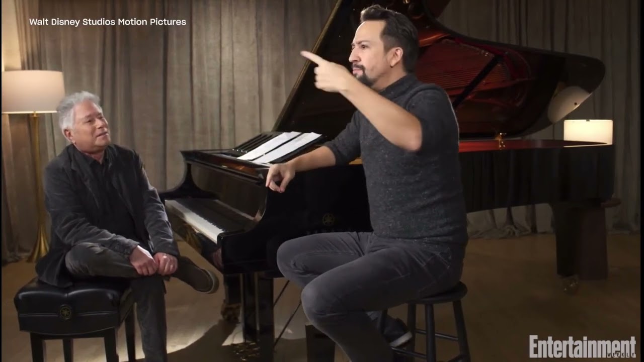 Alan Menken & Lin-Manuel Miranda singing new The Little Mermaid songs