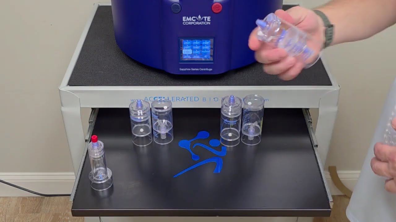 Sapphire Centrifuge unpacking and setup with AcCELLerated Biologics