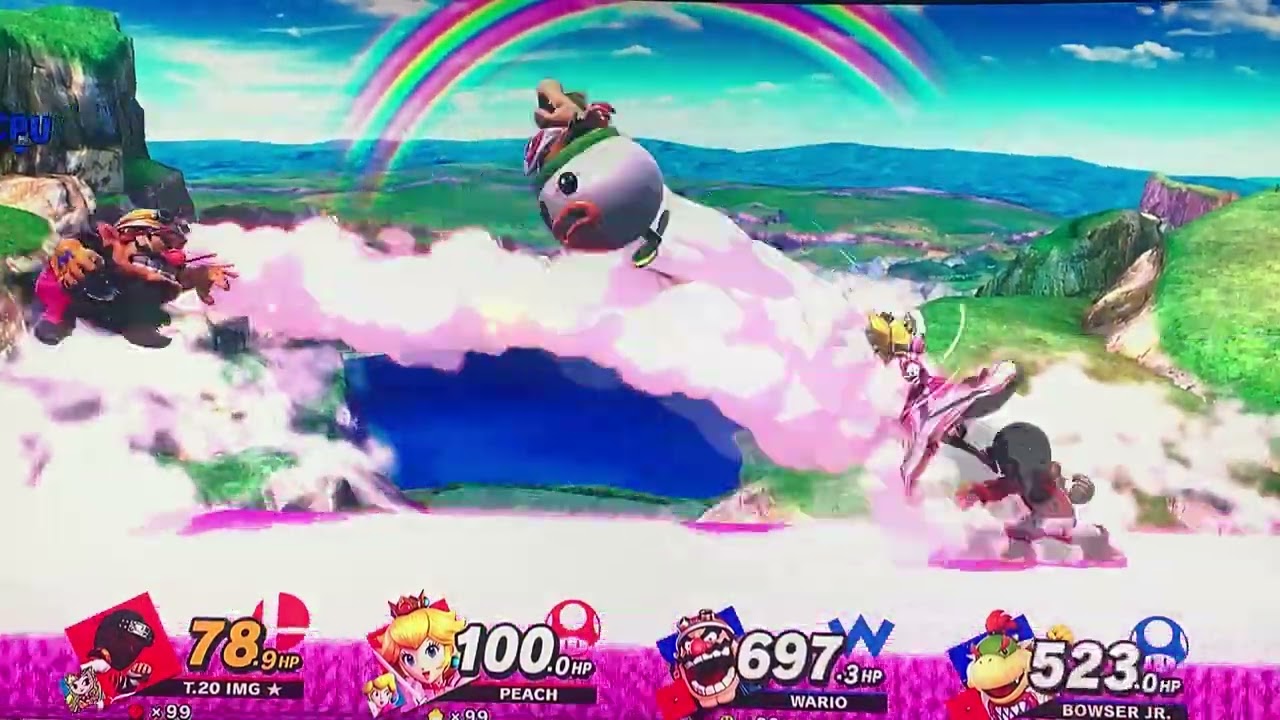 Super Smash Bros Ultimate, T.20 I’MG & Peach VS Wario & Bowser Jr. 5/6