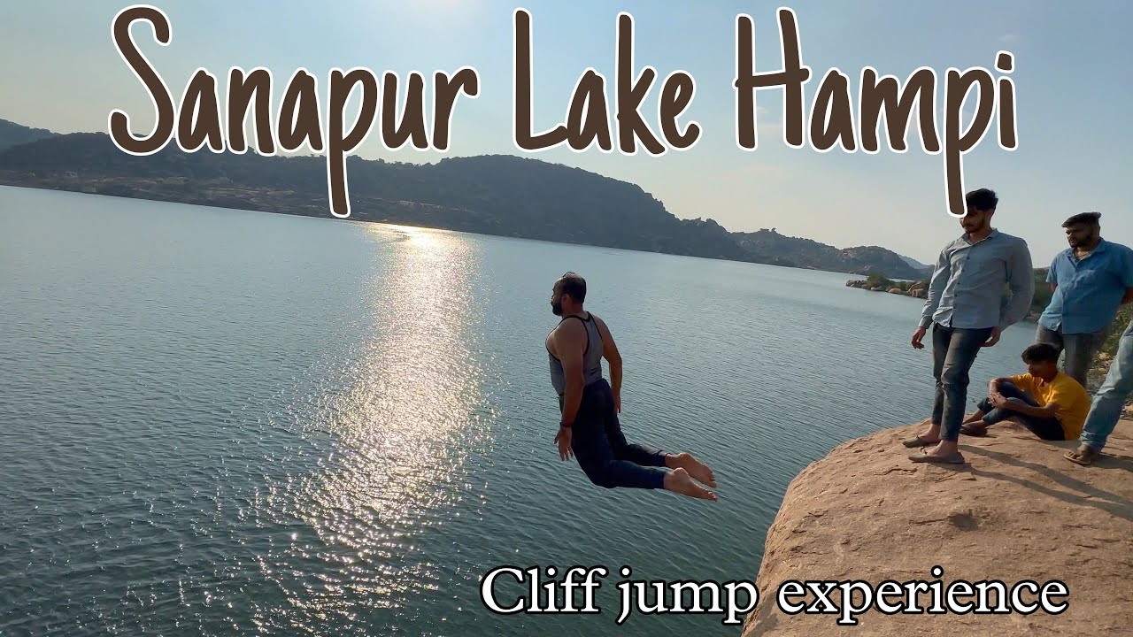 EP-2 Hampi, Hippie Island | Sanapur Lake | Cliff Jumping experience | Anjanadri hill sunset point