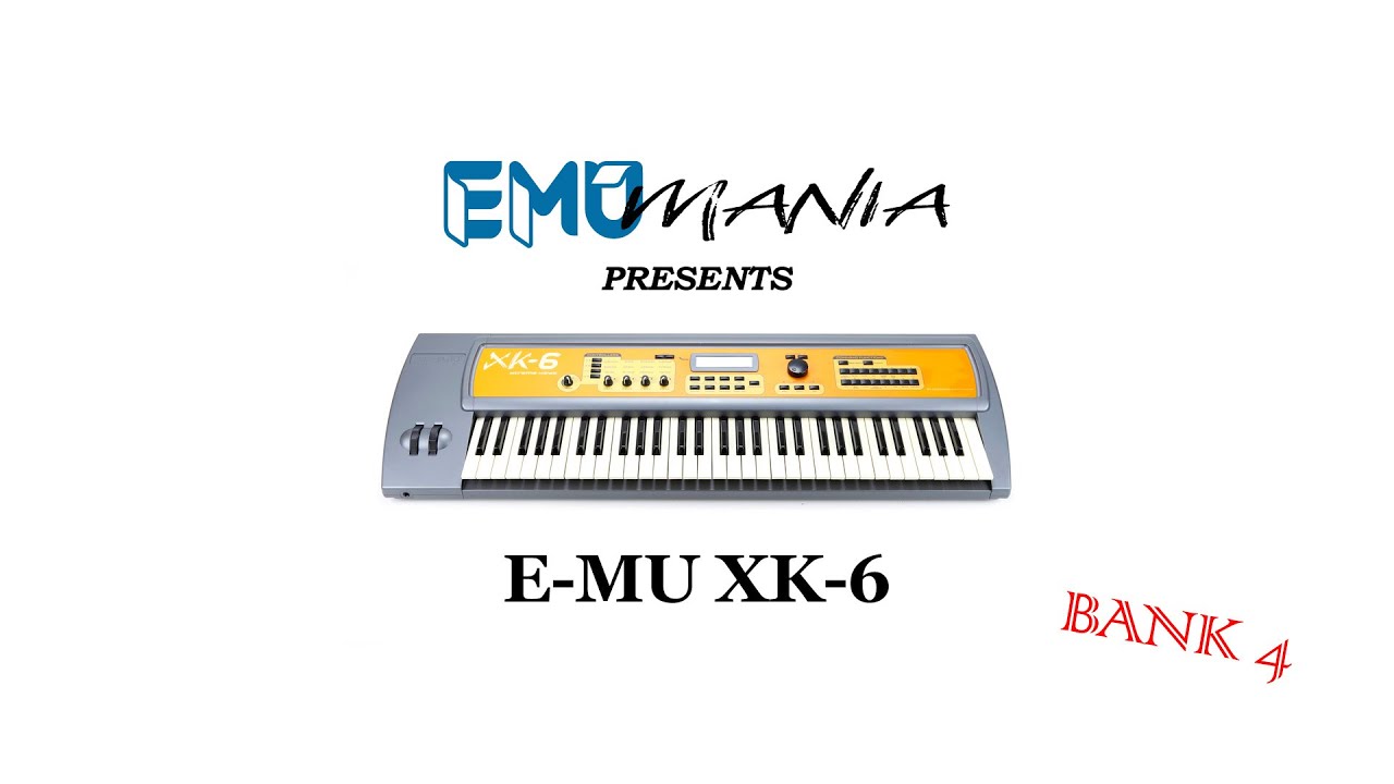E-MU XK-6 / X-LEAD V2 ROM - BANK 4 PRESET DEMO