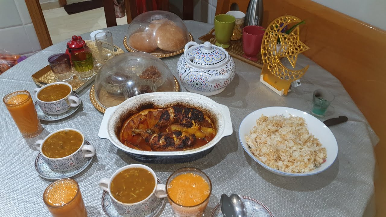 خمس يوم رمضان 🌙معى وصفة الدجاج في الفرن 🍗🥔❤