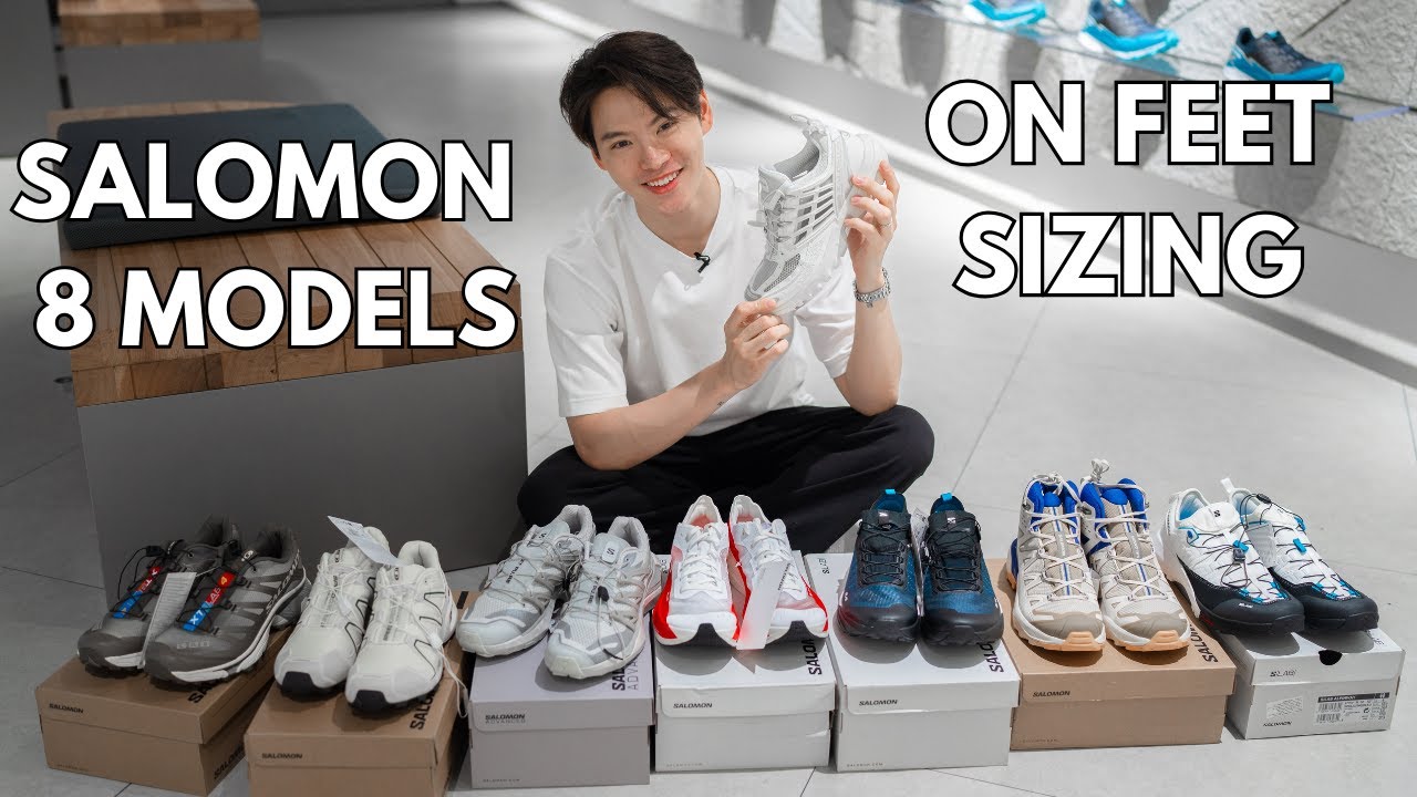 Salomon 8 รุ่นฮิต Size + On Feet