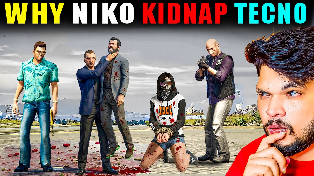 WHY NIKO BELLIC KIDNAPPED TECHNO GAMERZ? 😱| WELCOME TO THE MOST EXPENSIVE CITY GTA 5 |TOMMY VERCETTI