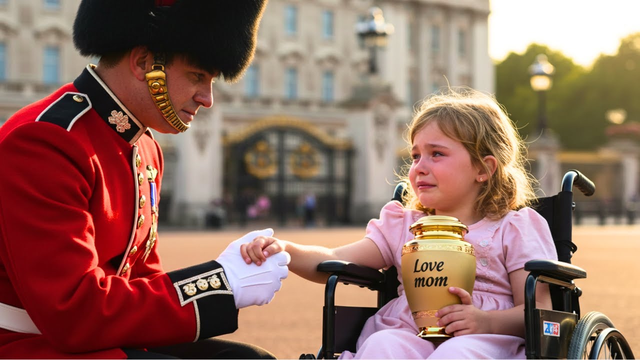 Royal Guard Breaks Character When He Sees What’s in Her Hands