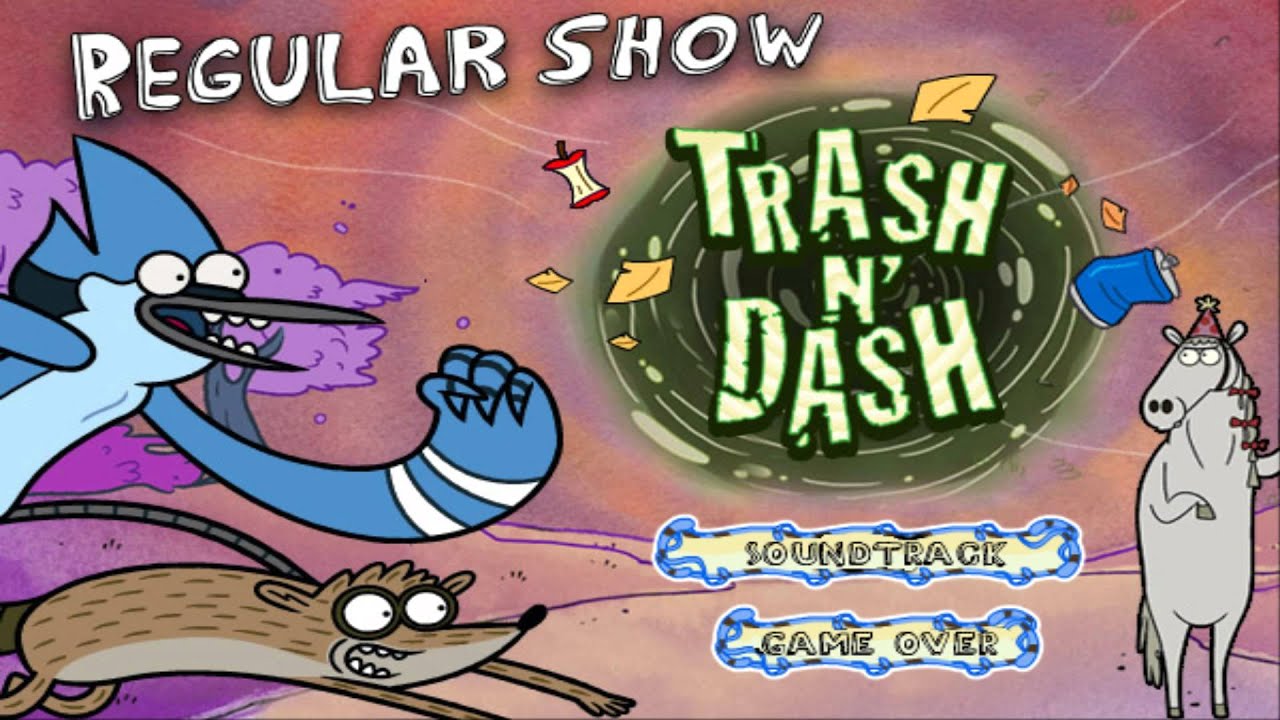Regular Show Trash N' Dash SoundTrack Game Over - HD