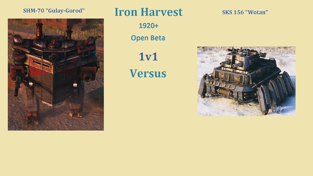 Iron Harvest-(Open Beta) SHM-70 Gulay-Gorod vs SKS 156 Wotan