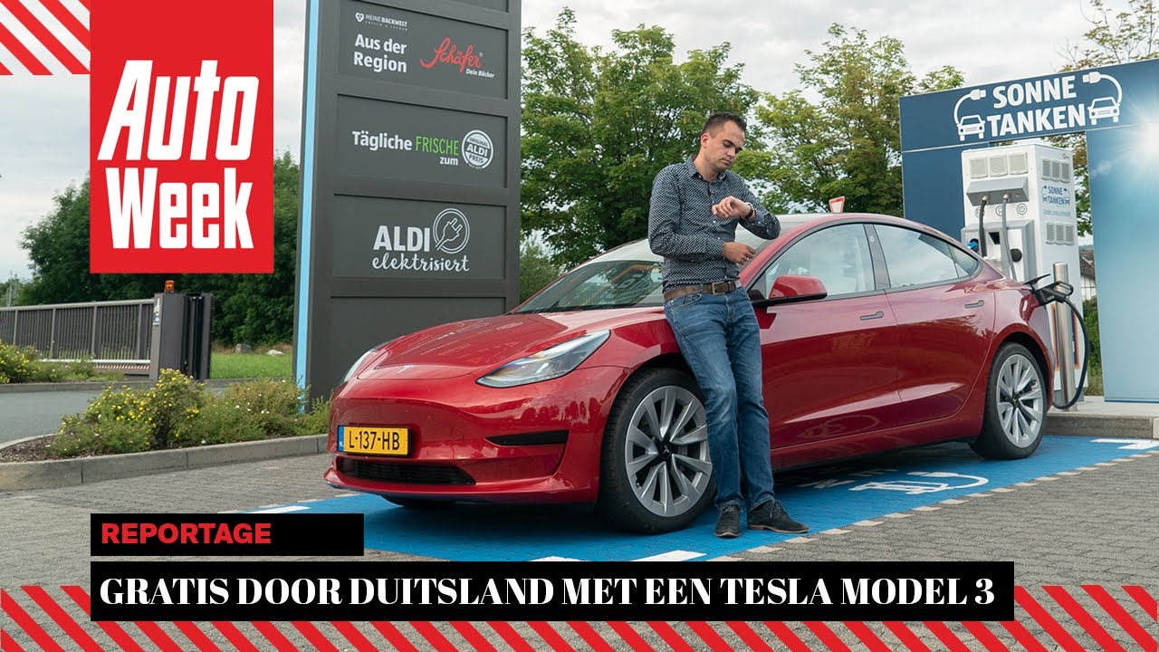 Gratis door Duitsland met een Tesla Model 3 - Reportage