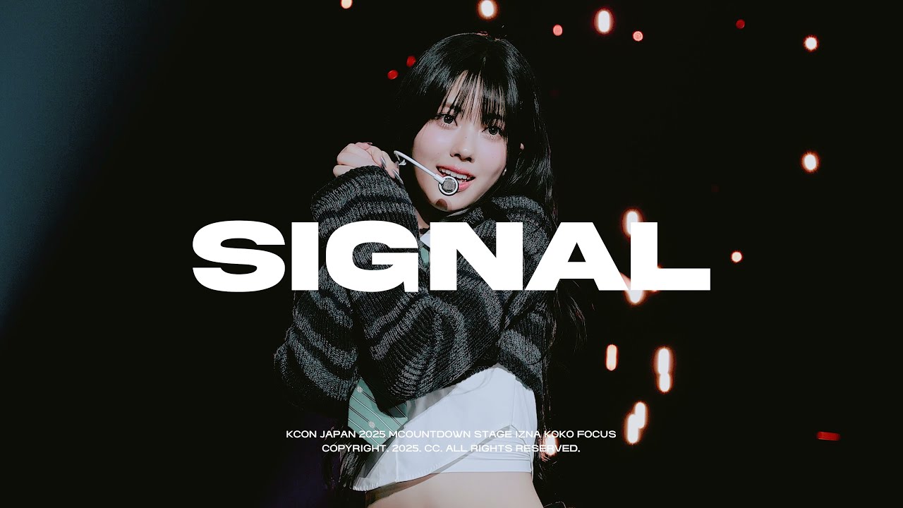 [4K] 250510 이즈나 코코 izna KOKO KCON JAPAN 2025 MCOUNTDOWN STAGE - SIGNAL 직캠 fancam