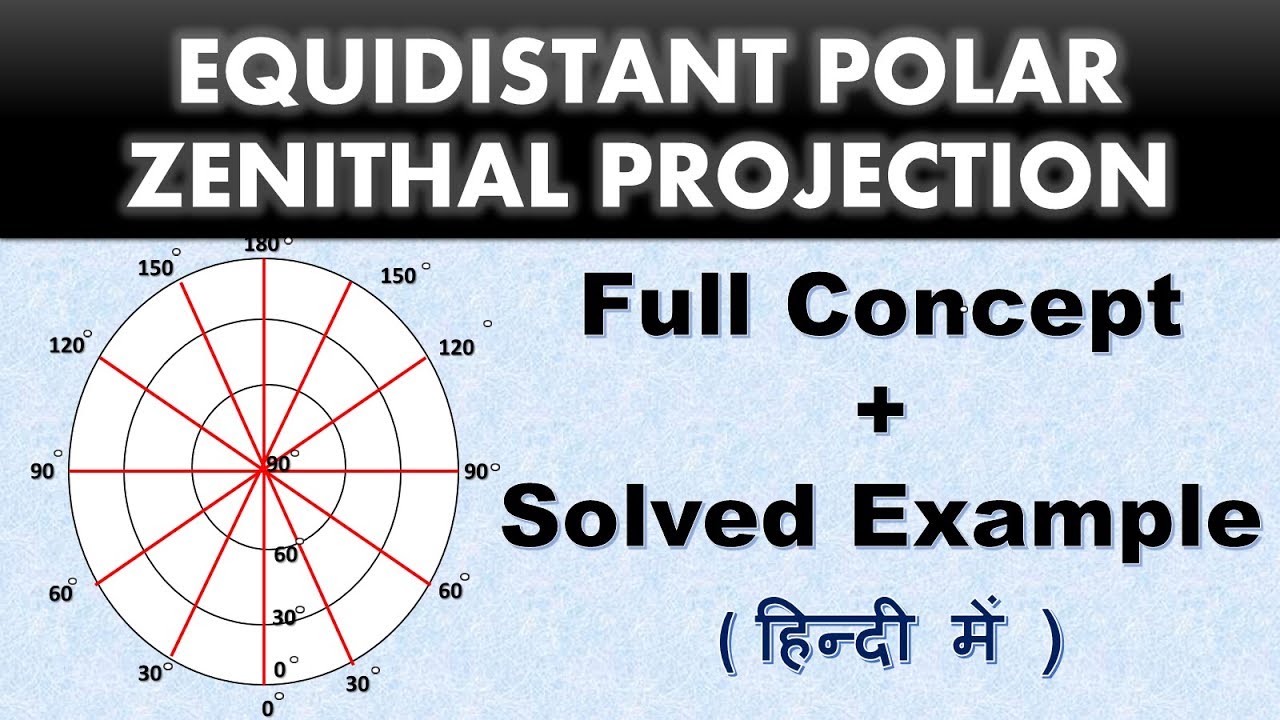 polar zenithal equidistant projection