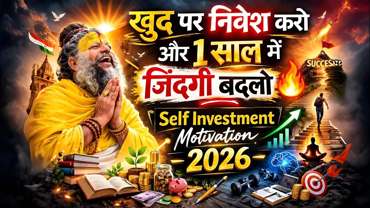 खुद पर निवेश करो और 1 साल में जिंदगी बदलो 🔥 | Self Investment Motivation 2026 | #प्रेमानंदजीमहाराज 