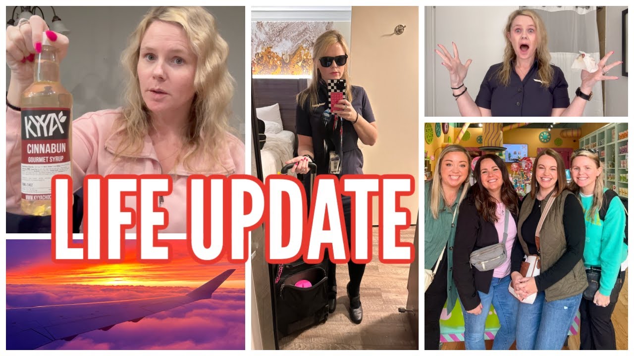 Life Update / Flight Attendant Vlog / Shopping Haul