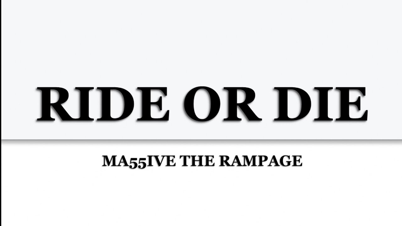 MA55IVE THE RAMPAGE『Ride or Die』歌詞/rom/eng lyrics from HiGH&LOW THE WORST X