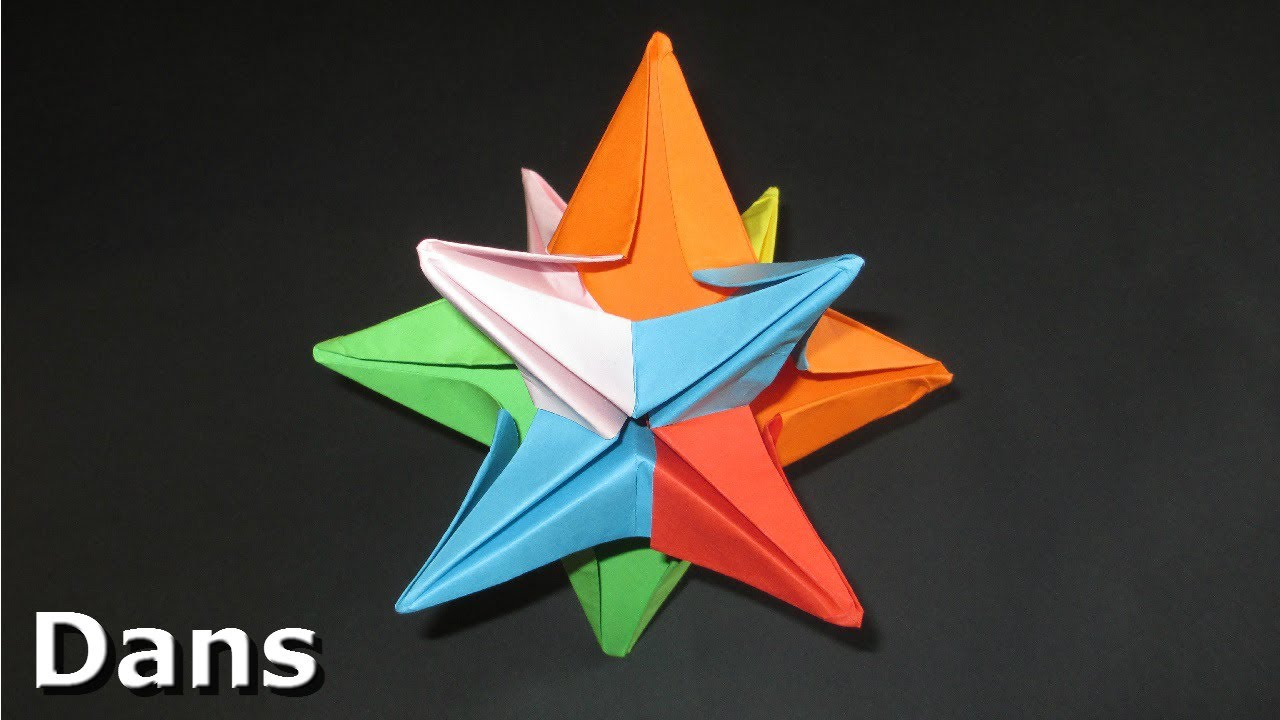 Origami: 3D Star - Christmas Decoration Idea's