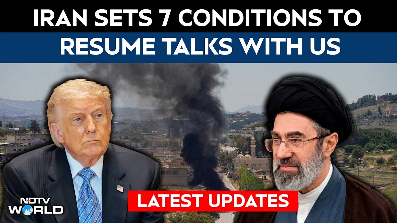 US Iran War Latest News | Iran Sends Seven Conditions To US Via Qatar To Restart Talks