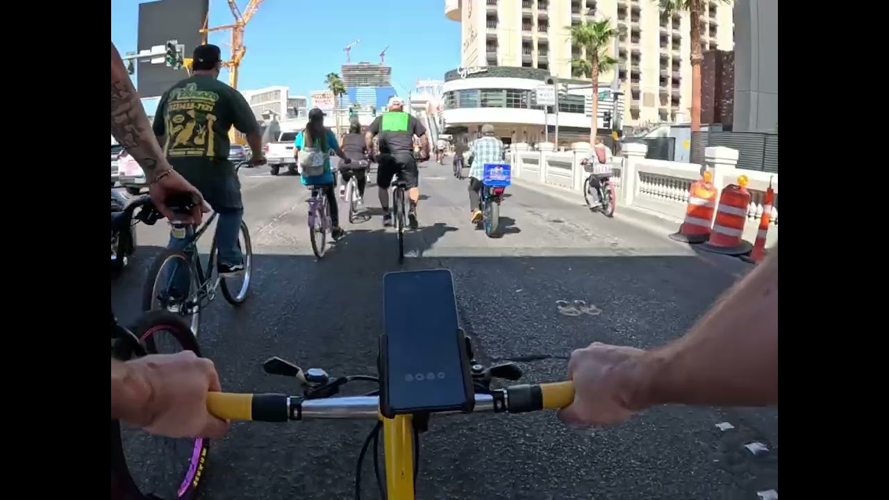 Downhill Bike Ride Part 2- The Las Vegas Strip