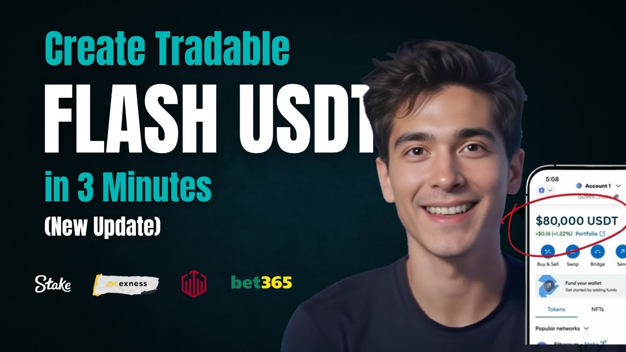 Flash USDT: Step by Step Guide to creating Tradable Flash USDT (Educational Purposes Only)