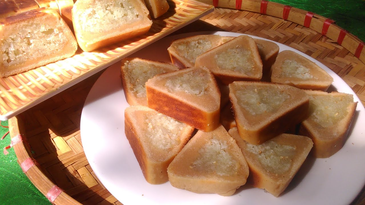 Cách làm bánh nướng nhân dừa bánh xà lam bằng chảo nhanh tiện và ngon/Phuong Hai VN/pies