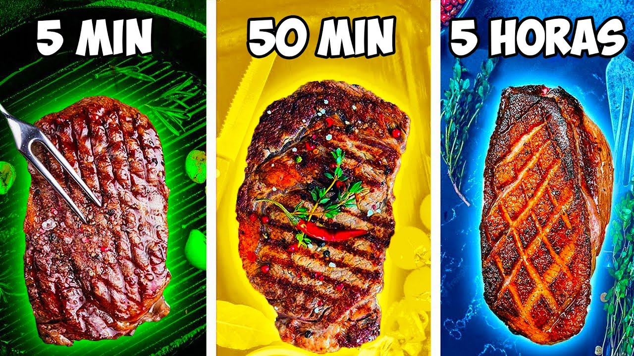 5 minutos vs 50 minutos vs 5 horas Steak por VANZAI