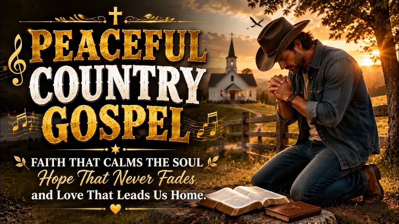 Peaceful Country Gospel | Faith That Calms the Soul Hope That Never Fades