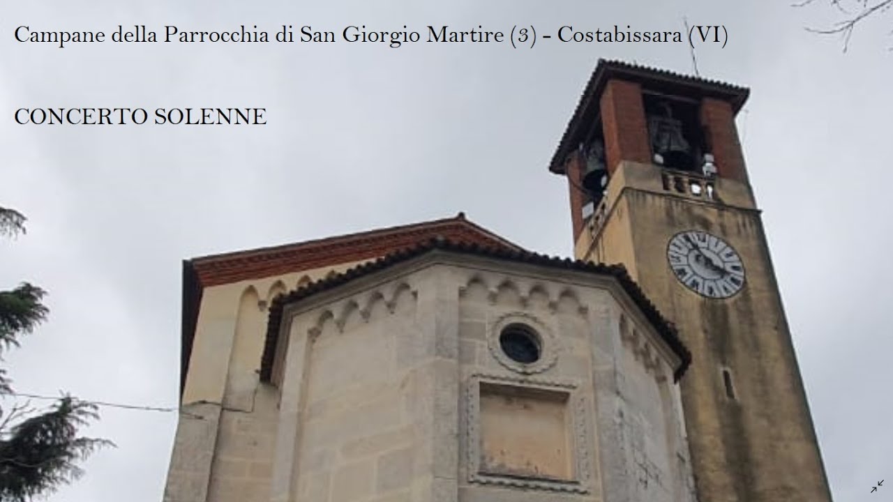 Campane della Parrocchia di San Giorgio Martire (3) - Costabissara (VI)