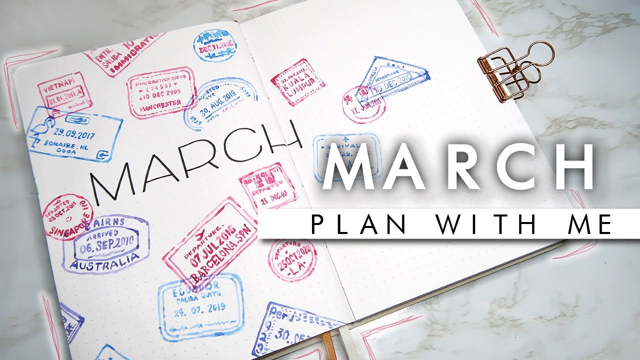 PLAN WITH ME | March 2020 Bullet Journal/Planner Setup
