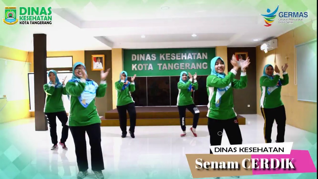Senam CERDIK Dinas Kesehatan Kota Tangerang