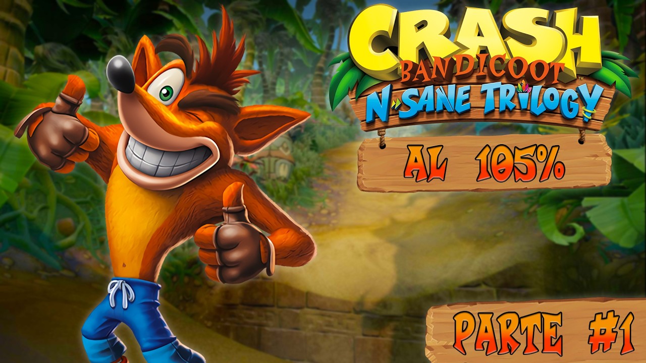 ¿Puedo pasar Crash Bandicoot 1 N.Sane al 105%? - Parte 1