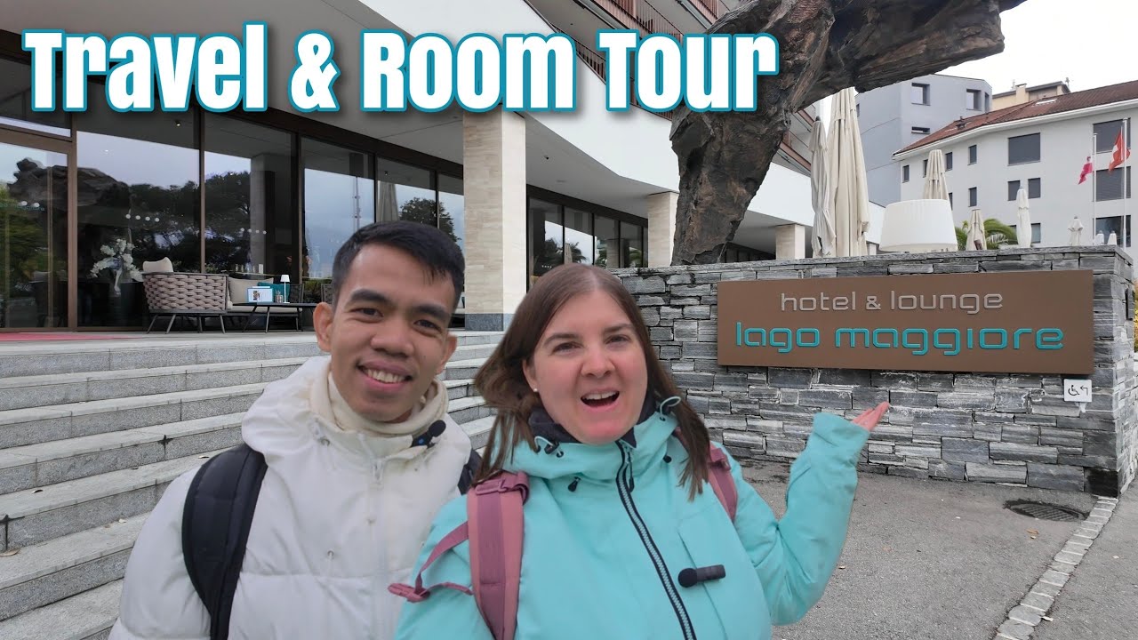 Travel in Switzerland to Locarno: Hotel Lago Maggiore: Room Tour & Impressions