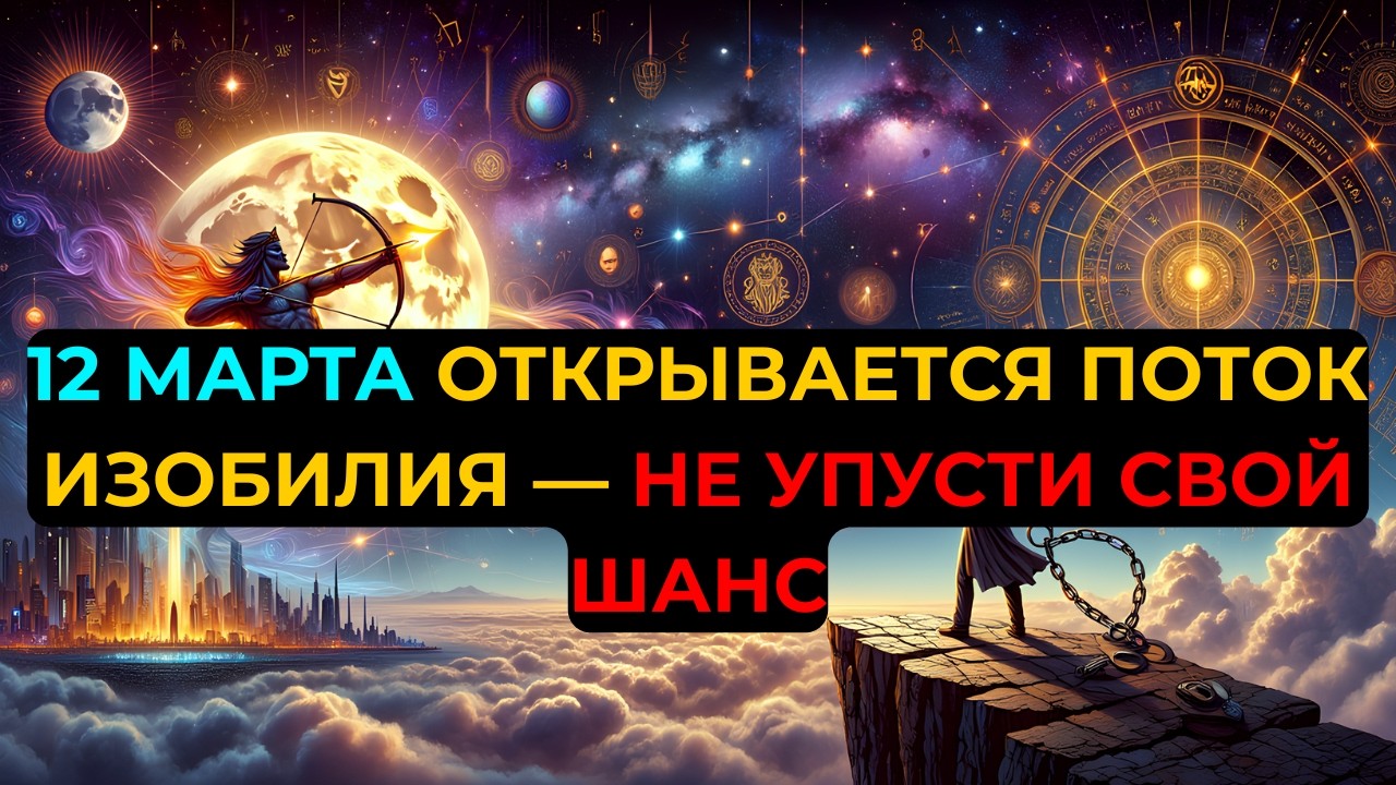 12 МАРТА ВСЁ МЕНЯЕТСЯ — ТРИ ЗНАКА ПОЛУЧАТ ПЯТЬ СУДЬБОНОСНЫХ ПОДАРКОВ ВСЕЛЕННОЙ!