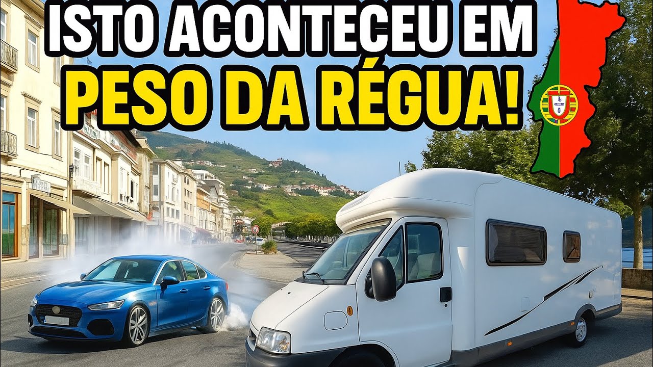 Passeio tranquilo… até que ouvimos motores! 🚗💨