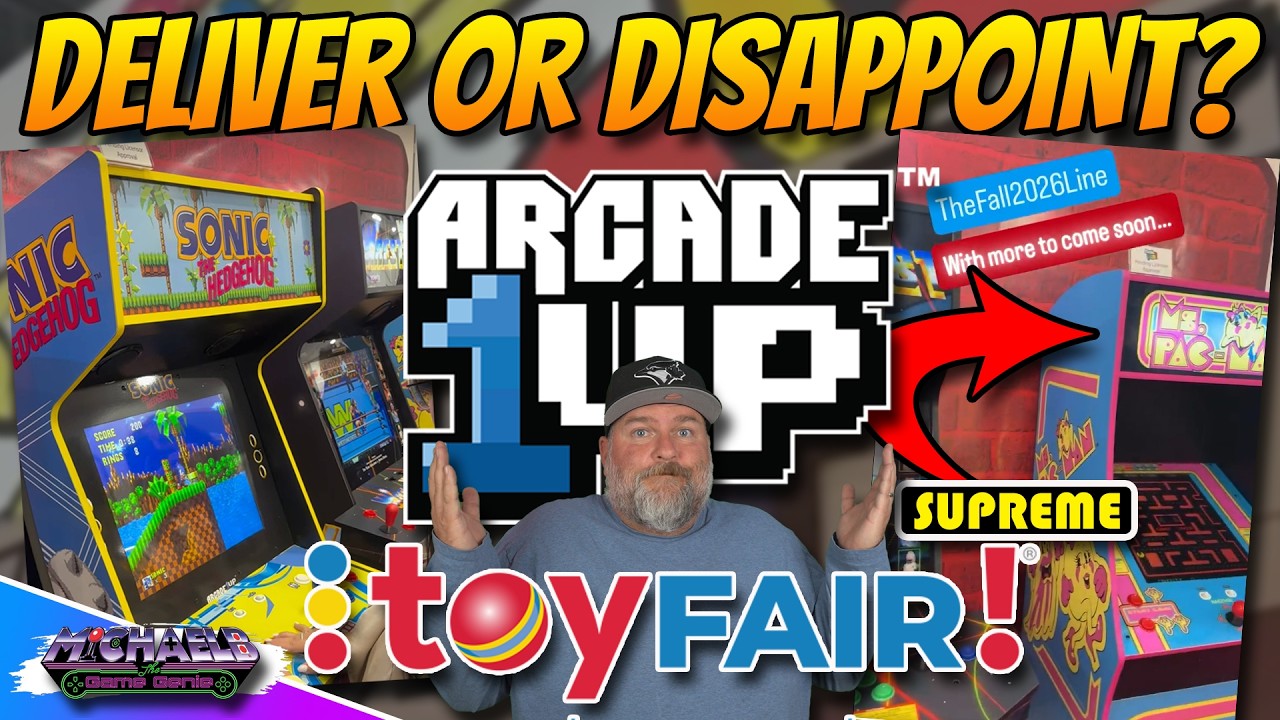 Оправдала ли компания Arcade1Up ожидания или разочаровала на Нью-Йоркской выставке игрушек 2026 г...