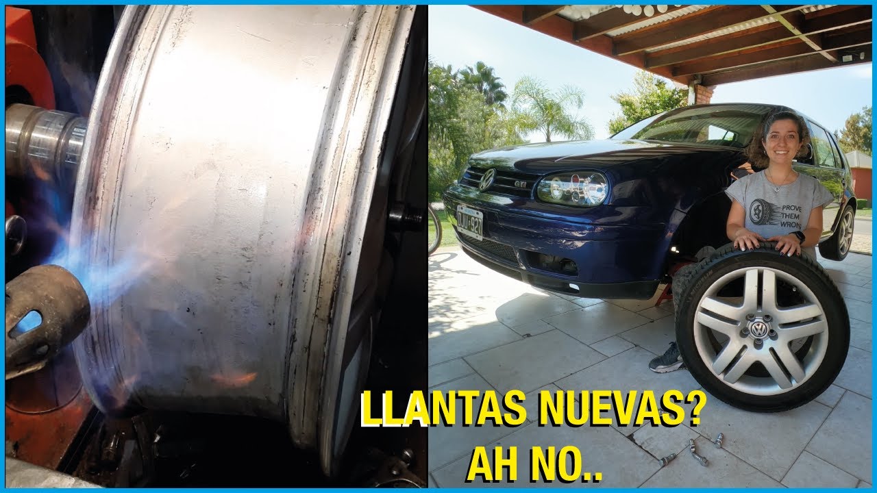 REPARAMOS MIS LLANTAS LONG BEACH COMO NUEVAS! | GOLF GTI MK4