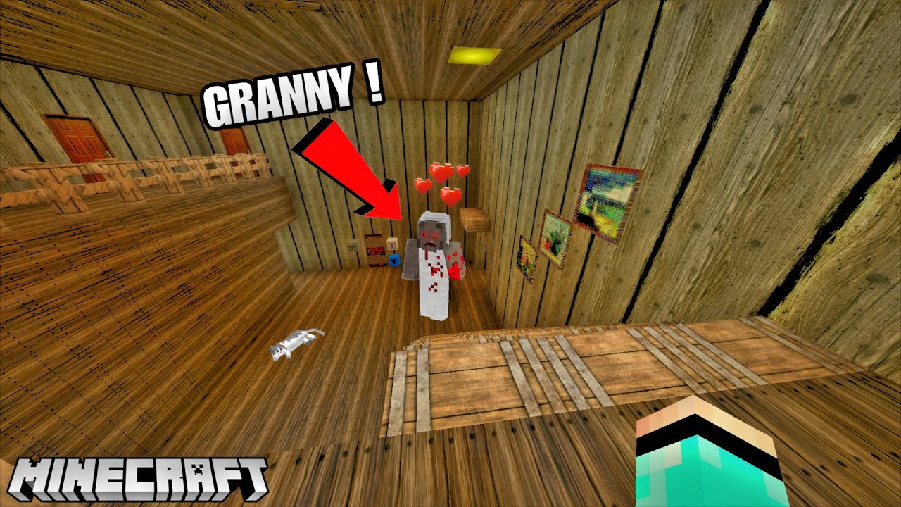 This Granny Mod Turned Minecraft Into a Horror Game