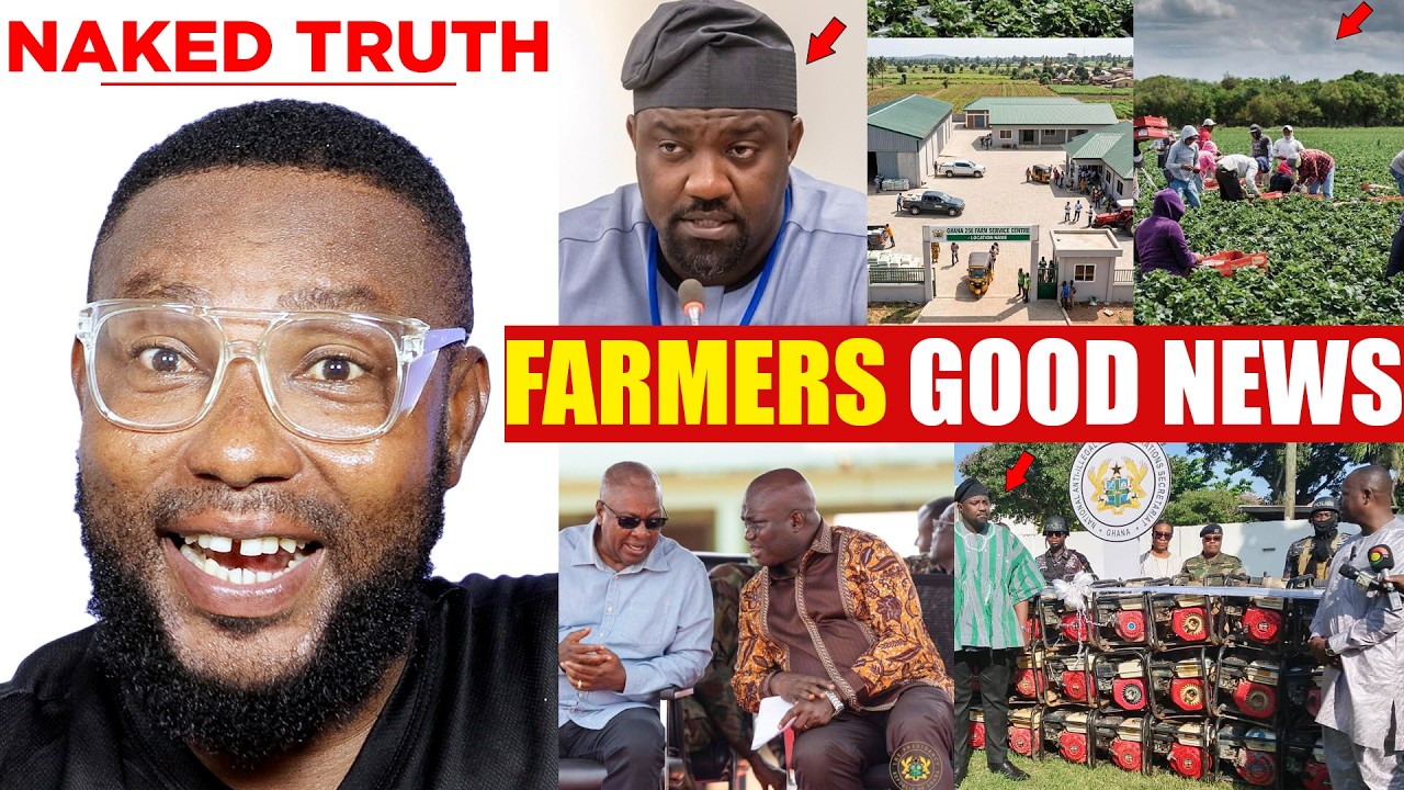 Gov't to establish 250 Farm Service Centres across Ghana. Shares seized galamsey water pumps to farm