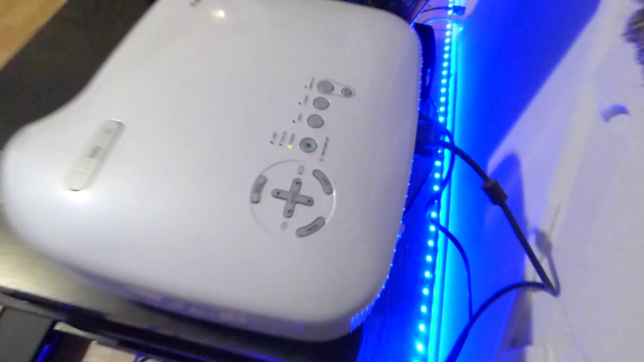 SEE WHAT OUR IMMERSE DARK SLATE ECLIPSE SCREEN PAINT CAN DO FOR A OLD VGA ,SVGA $145 PROJECTOR