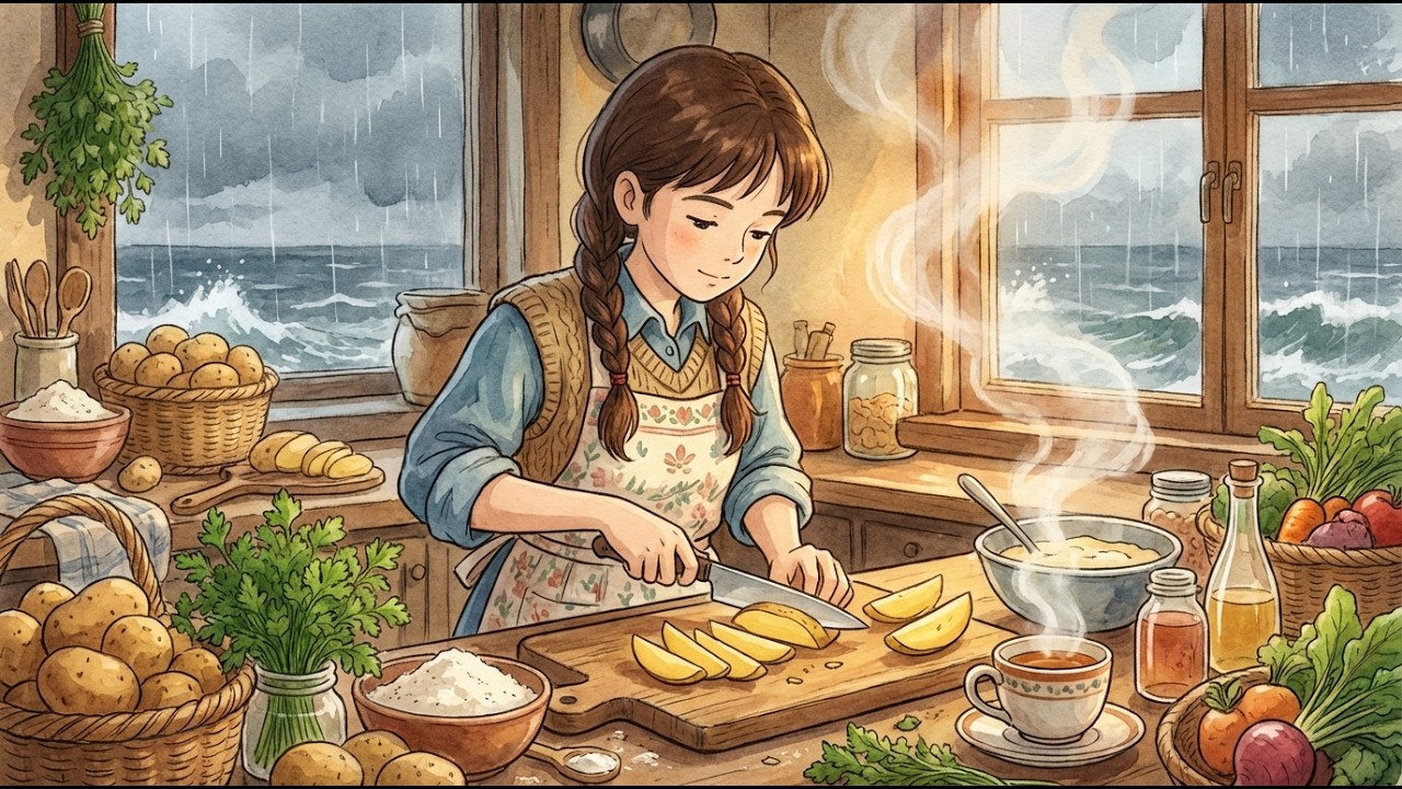 Cozy Traditional Cooking | Ghibli Style Slow Living | Ghibli Style Cooking