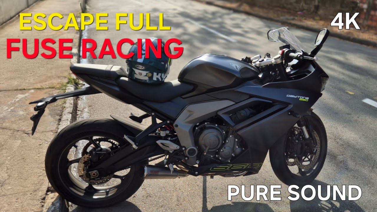 Triumph Daytona 660 | Fuse Racing Full | Exhaust Sound 4K