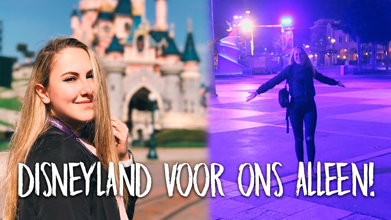 Na SLUITINGSTIJD in Disneyland Parijs! 😱