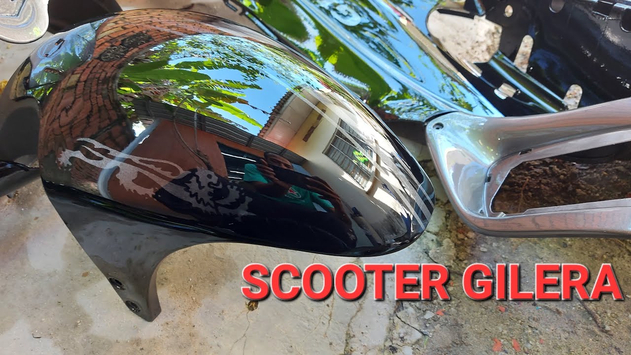 REPAINT AND AIRBRUSH SCOOTER GILERA