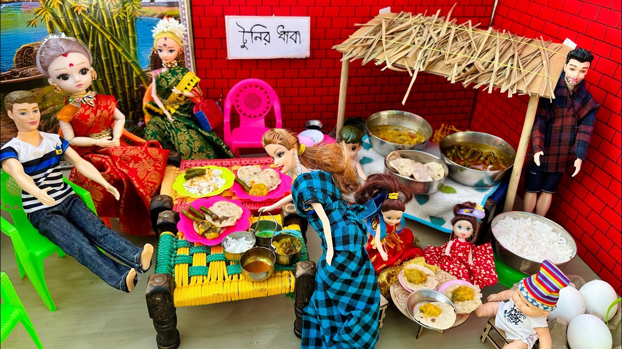 Radha's story part -236/রাধারা ট্রেন থেকে নেমে ধাবায় গেল খাবার খেতে।putular golpo/putul khela।