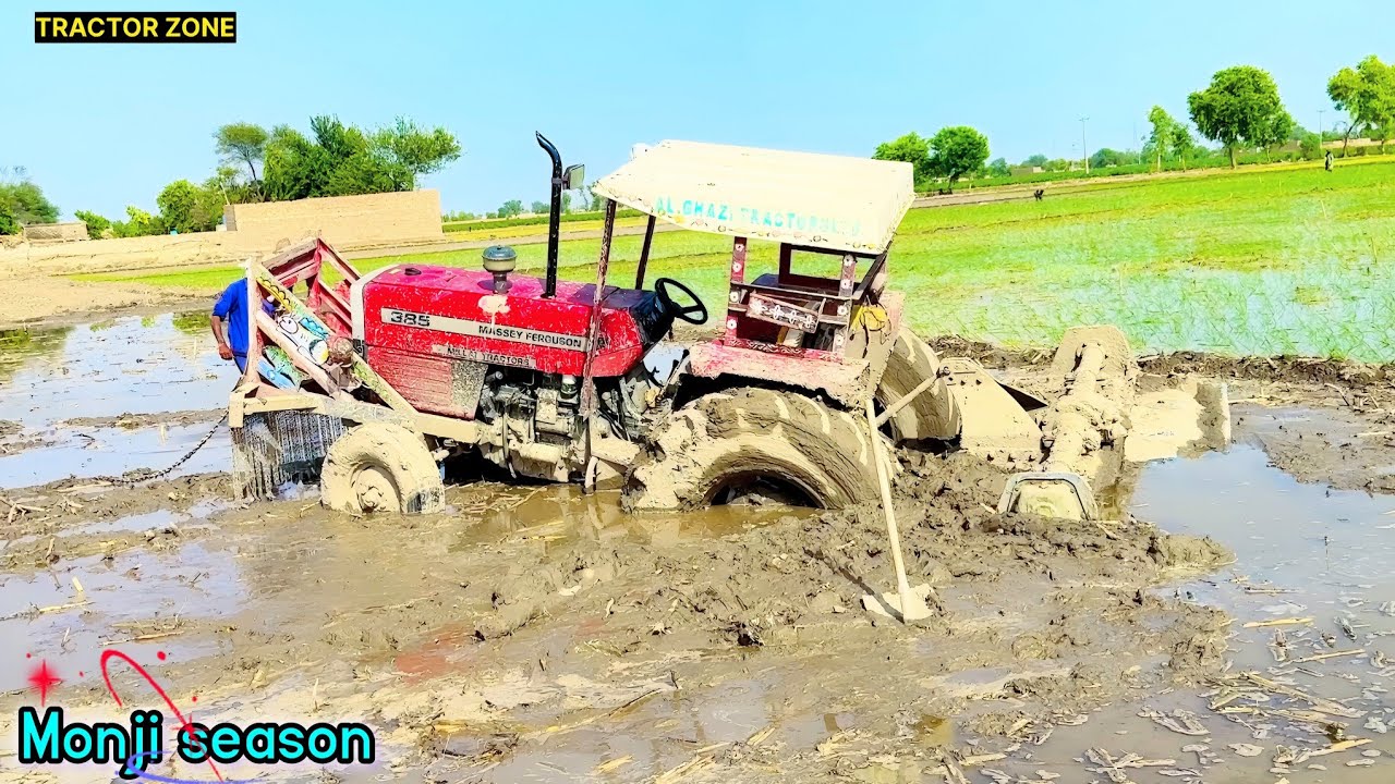 The tractor got stuck in the mud| Munji ke season Mein yah sab to Mamul Ki Baat Hai☝️