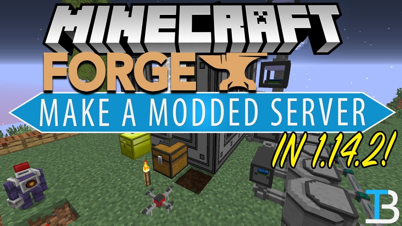 How To Make A Modded Server in Minecraft 1.14.2 (Make A 1.14.2 Forge Server!)