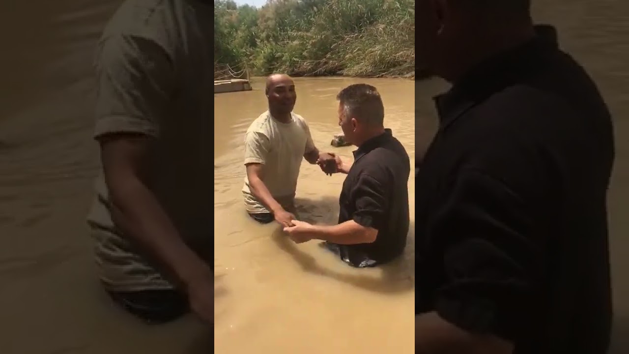 Jordan river in baptism site jesus!! With rdley