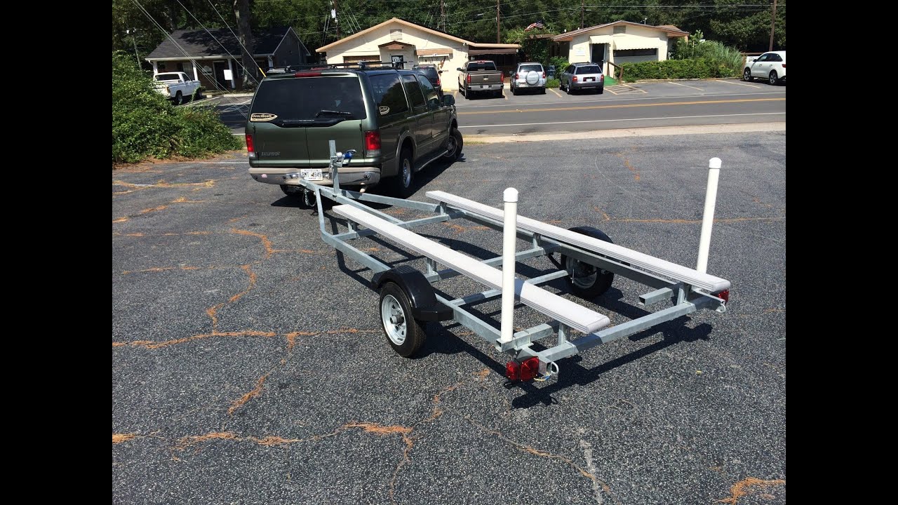 The Pro Strike 126 Mini Pontoon Boat Trailer