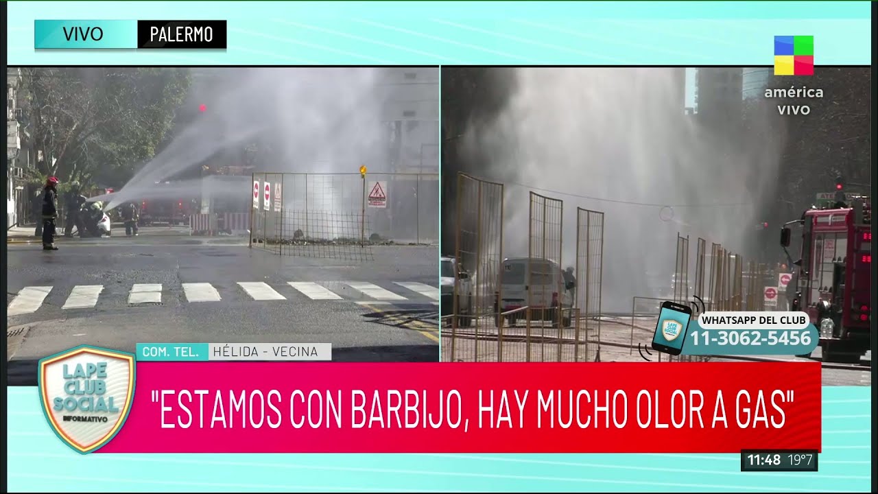 Explosión y fuga de gas en Palermo: operativo y evacuaciones