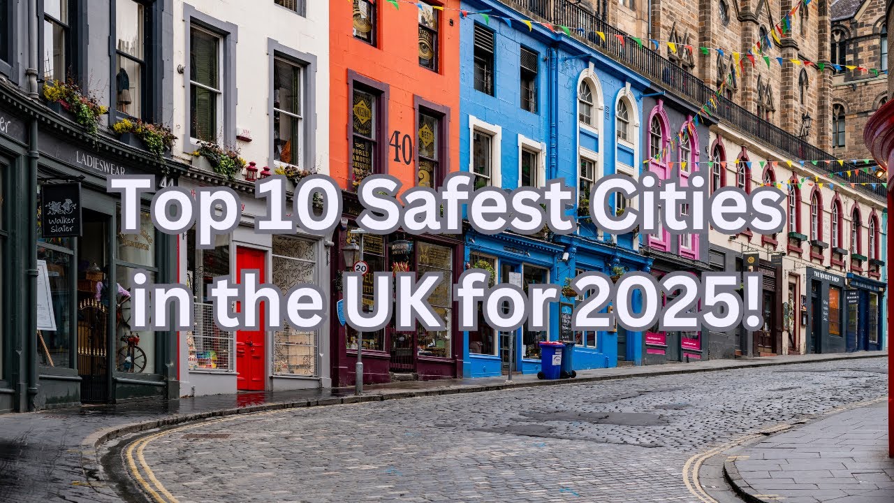 Top 10 Safest Cities in the UK for 2025! 🏡
